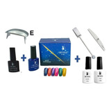 Set Esmalte Marca Mussa Ojodegato+imán+lámparaviaje 12 Pzas