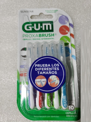 Proxabrush Interdentales Gum 10 Piezas Mixed Pack