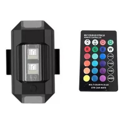 6pc Luces Led Estroboscópicas Recargables Para Coche, Moto