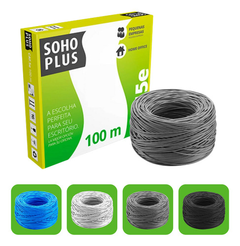 Cabo Rede Furukawa Soho Plus Cat5e 100 Metros Caixa Original