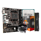 Kit Upgrade Amd Ryzen 5 5600g + Placa A520m Msi + 16gb Ddr4