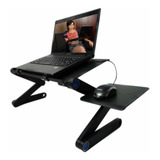 Mesa Plegable Portátil Para Notebook Con 2 Ventiladores