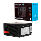 Fonte Gamer Pc 80 Plus Bronze Atx Fortrek Black Hawk 500w