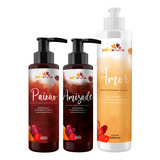 Kit Beleza Ruiva Tonalizante Amizade, Paixão, Amor - 300ml