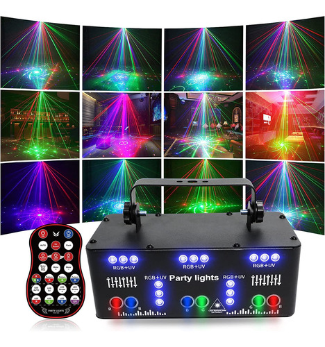 21 Ojos Rgb Dj Disco Laser Proyector Dmx Remoto