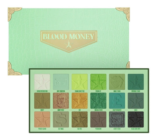 Blood Money Palette X Jeffree Star Cosmetics Paleta Sombras 