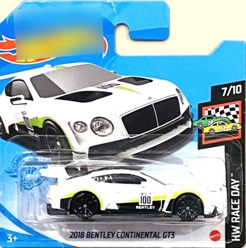 Hot Wheels Carro Bentley Continental Gt3 2018 Coleccionable