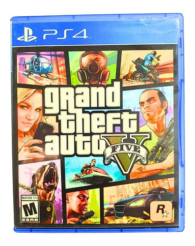 Grand Theft Auto Gta V Videojuego Ps4 Fisico