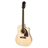 Guitarra Electroacústica EpiPhone Aj220-sce Natural