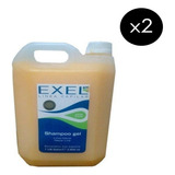 Shampoo Exel Linea Trigo Gel Cabello Profesional  4lts X2