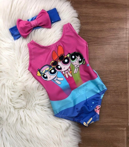 Body Maiô Infantil Meninas Super Poderosas