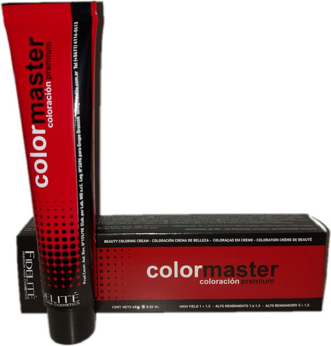 Kit 12 Tinturas Colormaster Fidelité X 60gr.