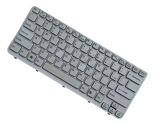 Teclado De Repuesto Ee. Uu. Blanco Inglés Para Sony Vaio