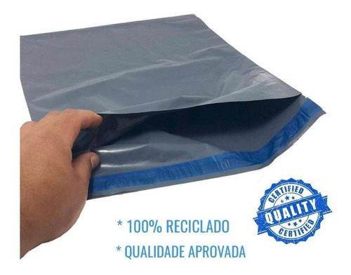 Pack 100 Saco Plastico Envio De Roupa Correio Grosso 40x50