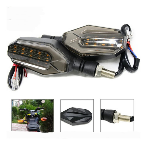 2pz Direcciónales Led Motocicleta Doble Función