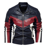 Ropa De Moto Casual Gruesa De Cuero Pu For Hombre .