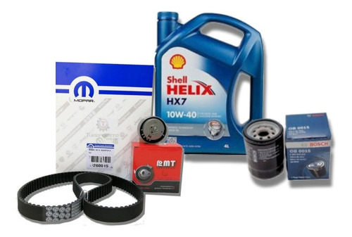 Kit Distribucion Fiat Grand Siena 1.4 Y Aceite 10w40 Filtro