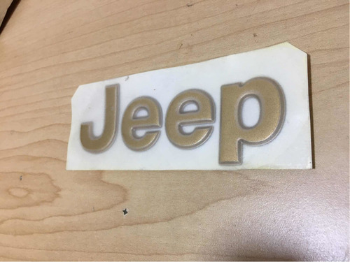 Emblema Jeep Dorado Foto 3