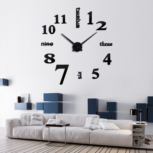 Reloj De Pared Grande En Mdf