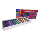 Set 12 Colores Pastel Toque En Seco Gises Dibujo Stafford 