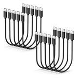 Multipack Cable Carga Corto Para iPhone 15 15 Plus 15 Pro 15