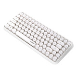 Ajazz 308i - Teclado Bluetooth Tapa De Tecla Redonda 10m Bt