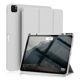Funda Para iPad 12 Pro Con Soporte De Lapiz-gris