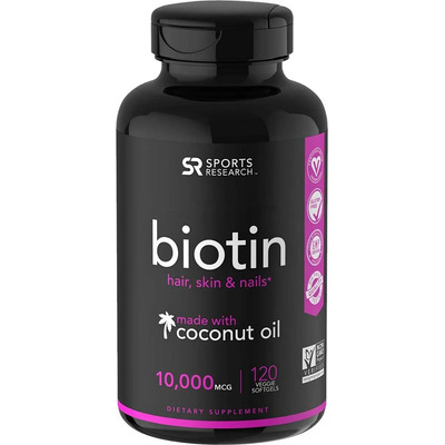 Biotina 10.000mcg X120 Caida Pelo Crecimiento Vitaminas | MercadoLibre