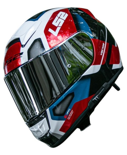 Capacete Ls2 Tricomposto Viseira Solar Interna Automat Ff397