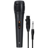 Microfono Karaoke Con Cable Dinamico Negro Conferencias