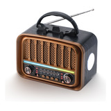 Radio Am Fw Sw Usb Bluetooth Mp3 Tf Vintage Retro Recargable