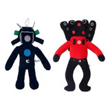 2 Altavoces Peluches Skibidi Para Inodoro, Camarógrafo