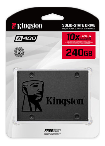Ssd Disco Solido Kingston A400 240gb Sata 3 Simil Uv400