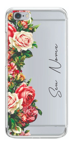 Capinha Compatível iPhone Samsung Xiaomi Moto Buquê Flores