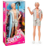 Muñeca Barbie La Pelicula Ken Striped Beach Matching Set