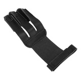 Guantes De Tiro Con Arco, Piel De Vacuno, Protector De 3 Ded