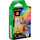 Filme Instax Mini Kit Com 10 Fotos Fujifilm - Rainbow