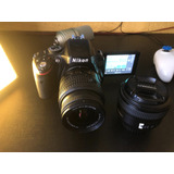  Nikon D5100 Dslr Cor Preto + Yonguo 50mm - 11 Mil Cliques