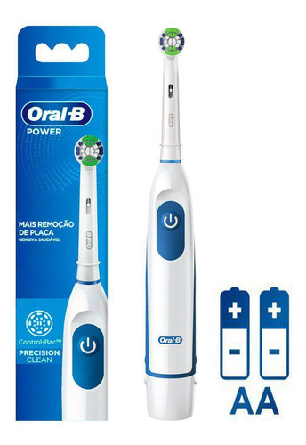 Escova De Dente Elétrica Oral B Pro Saúde Power Com Pilhas 