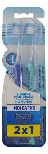 Escova Dental Macia 20% Oral-b Pro-saúde Indicator 2 Unidades