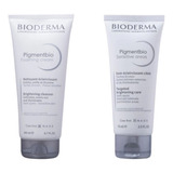 Kit Bioderma  Creme De Limpeza 200ml + Sérum Clareador 75ml