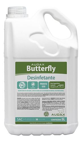 Desinfetante Butterfly Pinho 5 Litros Audax Audax