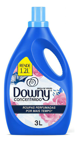 Downy Brisa De Verão Amaciante De Roupas Concentrado 3l