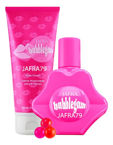 Bubblegum Perfume Dulce Jafra+crema Aroma Chicle Original