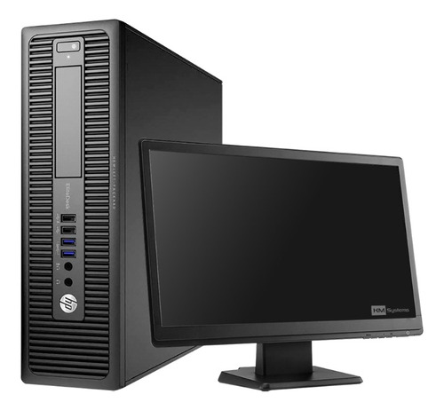 Computador Hp Elitedesk 705 G1 Amd A4 8gb 500gb + Monitor 19