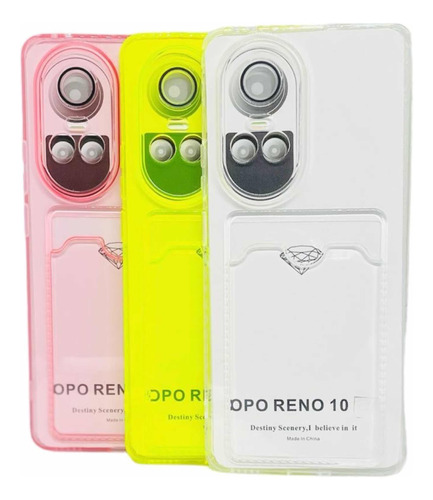 Funda Para Oppo Reno 10 Con Protector De Cámara De Cristal