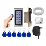 Control Acceso Pestillo Eléctrico Cerradura Puerta Kit   Lt