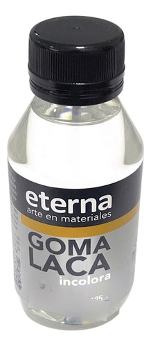 Goma Laca Incolora Eterna Frasco X 125 Ml La Plata