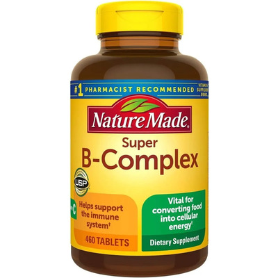 Nature Made Complejo B (460 Tabletas) Super B Complex Sabor Sin Sabor | Envío gratis