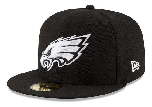 Gorra New Era Philadelphia Eagles 59fifty Plana Negro 